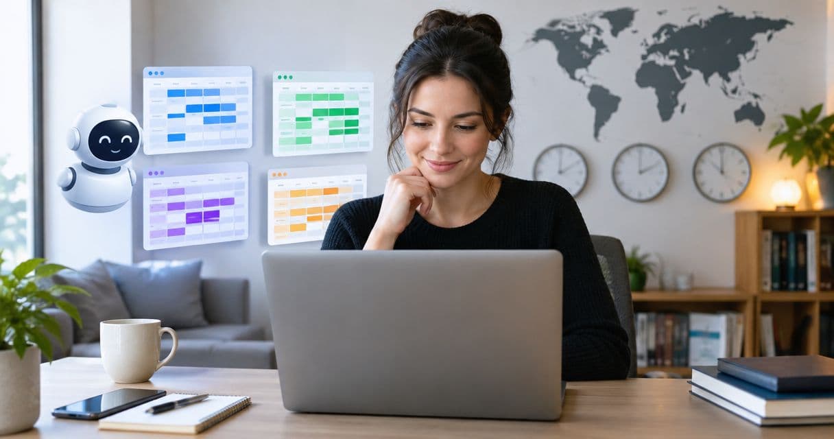 Can an AI executive assistant manage multiple calendars across time zones?