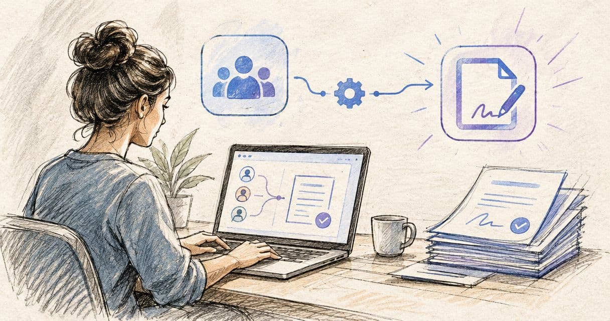 Planning a custom Bizzy–DocuSign routing workflow